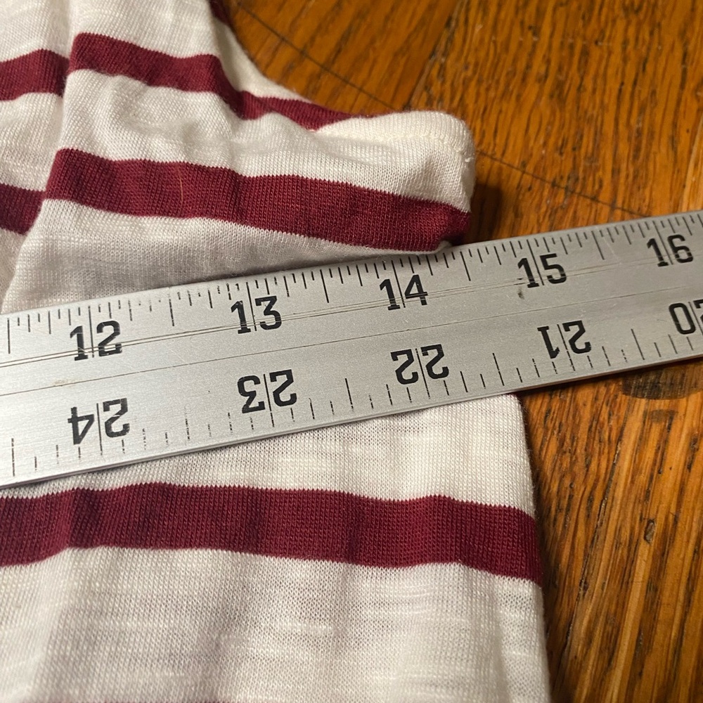 H&M Striped Sleeveless Tank Dress – Red & White Casual Summer Dress – Size Small - Picture 6 of 8